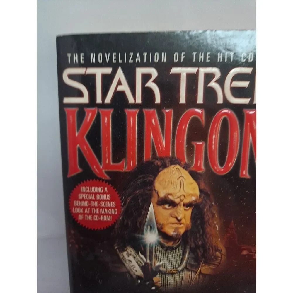 Star Trek: Klingon/ Pocket Books/1996/Novelization Of The CD-ROM Game/Good Cond.